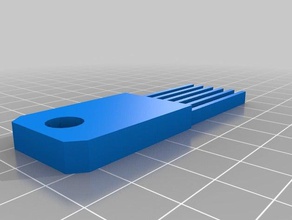 pettine piccolo pulire le forbici di taglio insalata 3d stampa 3d print model - Mito3D