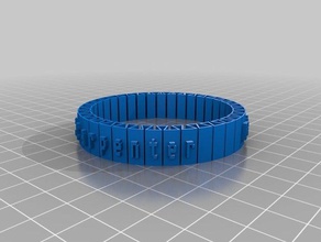 leah bracelets customized 3d print model - Mito3D