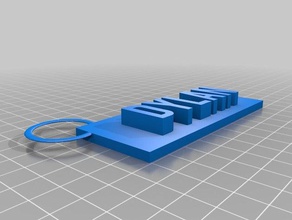 keychain 3d stampa 3d print model - Mito3D
