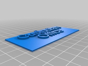 il mio personalizzati ottenuto filamento segno i segni loghi 3d print model - Mito3D