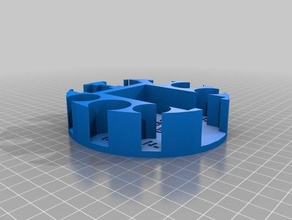 x-wing circular token holder games 3d print model - Mito3D