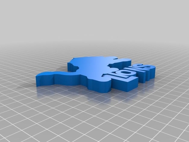 detroit Löwen-logo 3d drucken 3D print model - Mito3D