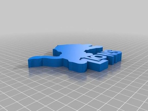 detroit logo del leone 3d stampa 3d print model - Mito3D