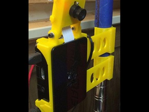 canakit raspberry pi case camera mount electronics holder monitor octoprint 3d print model - Mito3D