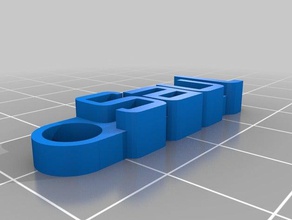 portachiavi saul organizzazione personalizzato 3d print model - Mito3D