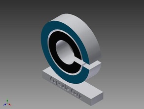 capsule corp logotipo sinais logotipos 3d print model - Mito3D