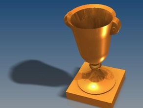 gold cup 3d printing 3d print model - Mito3D