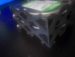 stackable hard disk basket case computer harddrive htpc raid 3d print model - Mito3D