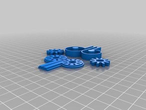 mini sirene brinquedos jogos personalizado 3d print model - Mito3D