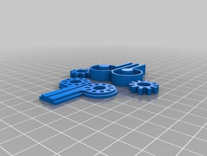 mini-Sirene kleinen - Spielzeug Spiele angepasst 3d print model - Mito3D
