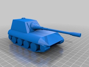 andys jagdpanzer e-100 3 d impresión 3d print model - Mito3D