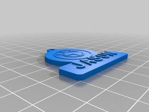 my customized car keyring jason keychains 3d print model - Mito3D