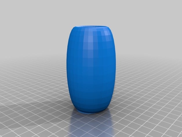 o vaso de flores decoração a flor 3D print model - Mito3D