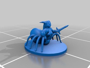 lolth golem miniature toys games 3d print model - Mito3D