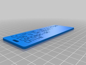 grau rótulo organização personalizado 3d print model - Mito3D