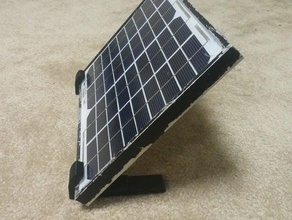 stand instapark 21v 5watt panel tool holders boxes solar power tablet 3d print model - Mito3D