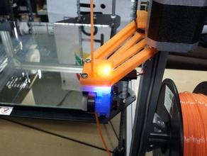 tunell filamento monitor de brazo montaje fusion3 f306 impresora experimental 3d accesorios 3d print model - Mito3D