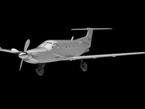 pilatus pc-12 uçak modelleri 3d print model - Mito3D