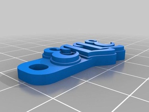 lewis elle Anahtarlık özelleştirilmiş 3d print model - Mito3D