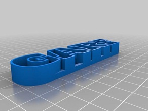 garf tag sculptures personnalisé 3d print model - Mito3D