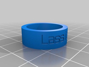clay customized ring rings 3d print model - Mito3D
