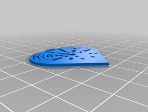 il mio personalizzato casuale labirinto cuore del generatore moda 3d print model - Mito3D