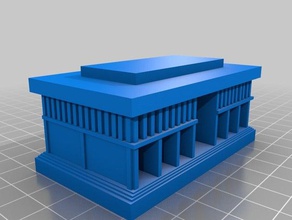 white plains de la bibliothèque publique des bâtiments structures 3d print model - Mito3D