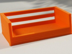 visita del titular de la tarjeta contenedores 3d print model - Mito3D
