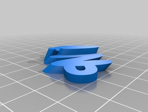 nio lichtblauw de l'organisation personnalisé 3d print model - Mito3D