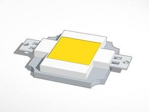 led flood light 10w white diy 3d print model - Mito3D