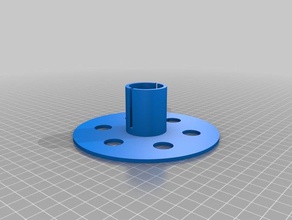 wide wire spool gadgets customized 3d print model - Mito3D