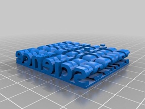 rocket science stereo text sculptures customized 3d print model - Mito3D
