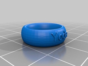 yoda yüzük master 3d print model - Mito3D