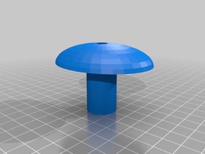 mushroom single pencil holder 3d printing makeredchallenge 3d print model - Mito3D