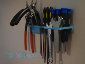 toolrack - Organisation Halter Werkzeughalter tool rack tools 3d print model - Mito3D