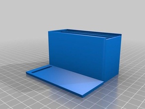 cash box 50hx40wx90l containers customized 3d print model - Mito3D