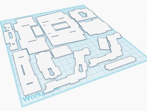 durafly toundra fpv plateau de la canopée 3d l'impression 3d print model - Mito3D