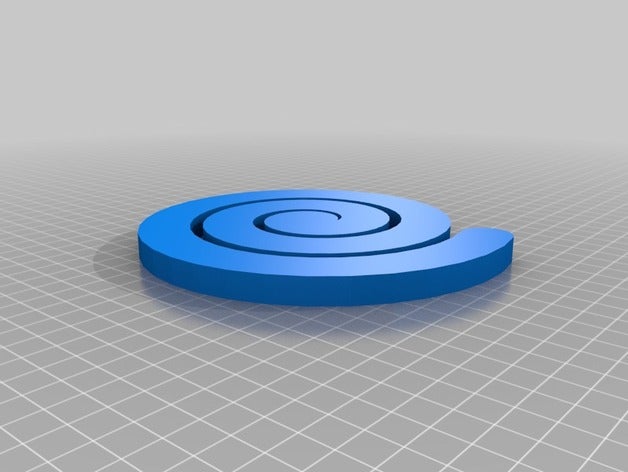my customized archimedes spiral math 3D print model - Mito3D