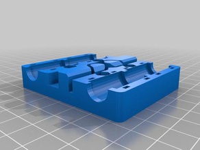 x-carriage geeetech prusa i3x nut holes 3d printer parts 3d print model - Mito3D