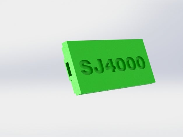 sj4000 Pil kapağı kamera 3D print model - Mito3D