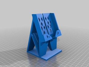 vertical stand pour téléphone 72 mm largeur max mobile 3d print model - Mito3D