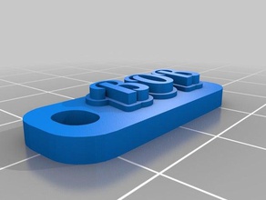 bobs Anahtarlık özelleştirilmiş 3d print model - Mito3D