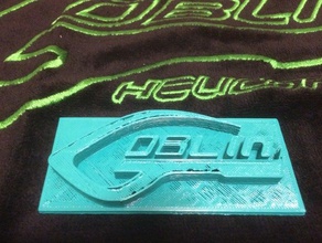 goblin plaque part 1 signs logos 3d print model - Mito3D