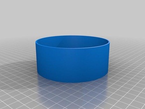 simple pot lid 10x4cm containers ashtray 3d print model - Mito3D