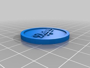 dodgers coin coins badges customized 3d print model - Mito3D