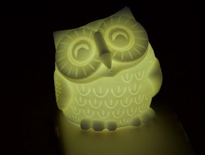 smiling owl animals 3d print model - Mito3D