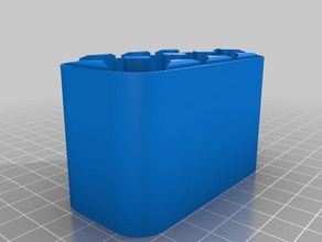bottom part 4x2 containers customized 3d print model - Mito3D