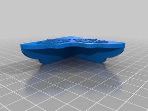 rose corner diy bracket 3d print model - Mito3D