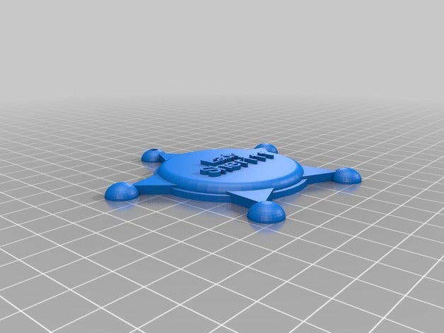 senhora xerife adereços personalizado 3D print model - Mito3D