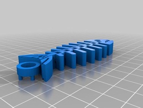 llavero chaveiro 3d impressão 3d print model - Mito3D